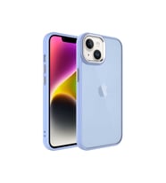 Apple iPhone 14 Plus Uyumlu Kılıf Buzlu Sert PC Zore May Kapak (Lila)