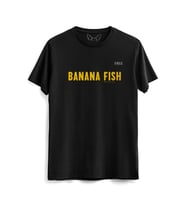 Banana Fish Dijital Baskılı  Siyah Tshirt
