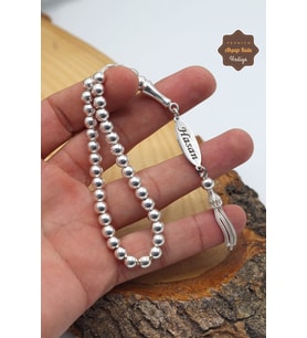 925 Ayar Gümüş Midyat Telkari El İşçiliği İsimli Tesbih 201023676