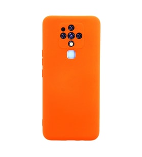 Tecno Camon 16 Kılıf Nano İçi Kadife Silikon - Turuncu