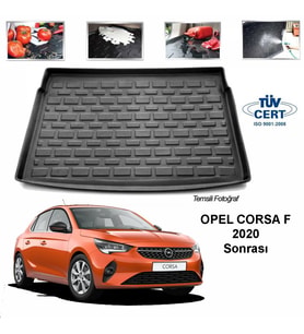 Opel Corsa F Bagaj Havuzu Paspası 2020 Sonrası
