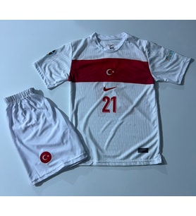 türkiye 21 barış alper beyaz çocuk forması 2li set