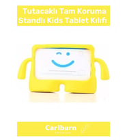 Özel Üretim Apple Samsung Uyumlu 8.7 Inç Yumuşak Dokulu Tutacaklı Tam Koruma Standlı Kids