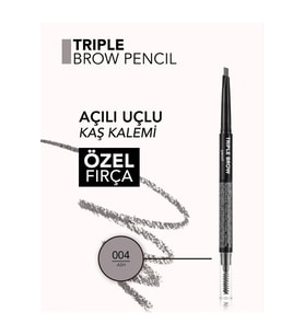 Triple Brow 3'ü 1 Arada Kremsi Dokulu Kaş Makyaj Kalemi