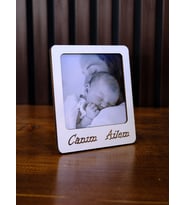 Kişiye Özel Polaroid Resim Çerçevesi Beyaz