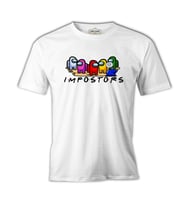 Among Us - Impostors Beyaz Erkek Tshirt