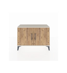 Arges Şifonyer Tek Raflı 2 Kapaklı 88x30x64 Aytaşı-Çam