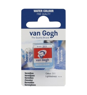 Talens Van Gogh 1/2 Tablet Sulu Boya 311 Vermilion 