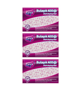 Bulaşık Altlığı 46 x 30 cm Üçlü Set