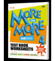 More And More 4.Sınıf English Worksheets Test Book Yeni