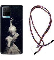 Vivo Y11S Y21S Y20 Y20S Y70 Kılıf Boyun Asklı Rasta Silikon Star Woman 1332