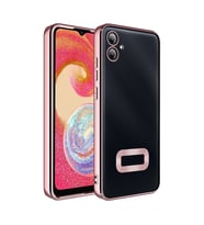 Samsung Galaxy A06 Uyumlu Kılıf Kamera Korumalı Logo Gösteren Zore Omega Kapak
