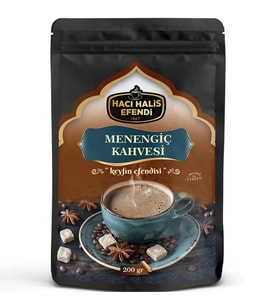 Hacı Halis Efendi Menengiç Kahvesi 200 gr Kafeinsiz Yumuşak İçimli Sütlü Toz Menengiç Karışımı