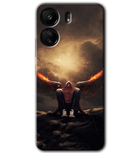 Xiaomi Redmi 13C Kılıf HD Desen Baskılı Kılıf - Wings of Power