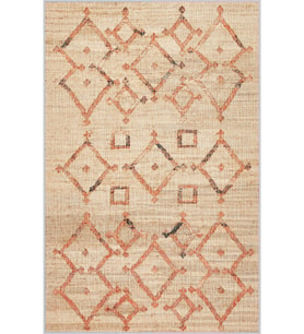Eliana Home Baskılı, Yıkanabilir Kaymaz Taban Salon Halısı LNA1045 100x150 cm (Bej)