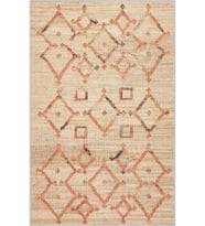 Eliana Home Baskılı, Yıkanabilir Kaymaz Taban Salon Halısı LNA1045 100x150 cm (Bej)