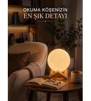 Modern Tasarımlı 3d Ay Lambası Yatak Odası Ve Salon Dekoru