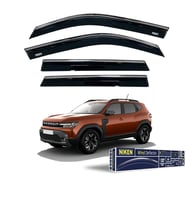 Renault Duster Kromlu Cam Rüzgarlığı Niken 2024+  Sonrası Uyumlu (Siyah)