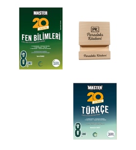 Okyanus LGS 8. Sınıf Master 20 Fen Bilimleri ve Türkçe Denemesi + Telefon Standı