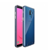 Zore Galaxy J8 2018 ile Uyumlu Gard Silikon Kılıf Şeffaf 1.3mm