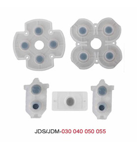 PS4 Kol Tamir JDM JDS 030 040 050 055 İç Lastik Takımı Silikon 1. KALİTE PS4 Yedek Parça Rubber Pad (Gri)