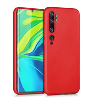 Xiaomi Mi Note 10 Pro Premium Silikon Kılıf Bordo