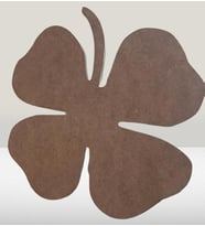 Hobi ADN 90256 Dekoratif Pano Yonca Ahşap MDF HAM CNC Kesim Model El Yapım