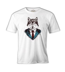 Mr. Wolf - Kurt Beyaz Erkek Tshirt