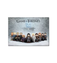 Game Of Thrones House Stark Özel Minifigürler Görseli (50x70 Cm Boyut)