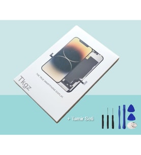 Tkgz - iPhone X Uyumlu Lcd Ekran Dokunmatik A+A Kalite + Montaj Seti