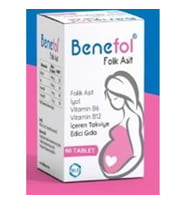 Benefol Folik Asit 60 Tablet