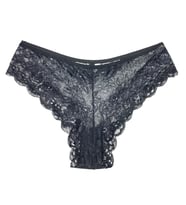 ASM0115 Bayan Siyah Dantel Tanga String
