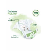 Bebem Bebek Bezi Natural 6 Beden 15+ KG Extra Large 64 Adet Ultra Fırsat Pk