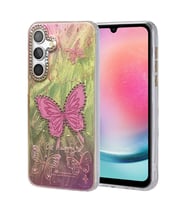 Newface Samsung Galaxy A24 4G Kılıf Blade Aynalı Desenli Kapak - Desen 5