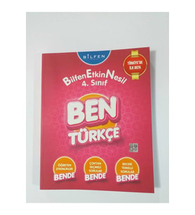 Bilfen Yayınları 4.sınıf Ben Türkçe Etkinlik Kitabı