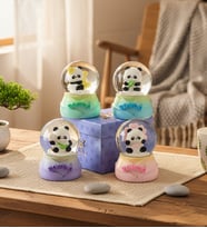 Panda Orta Boy Işıklı Kar Küresi