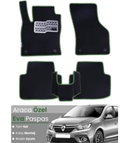 Renault Symbol 3 (2013-2020) Uyumlu EVA Paspas Tam Set–Araca Özel,Su Geçirmez,Hızlı ve Kolay Montaj