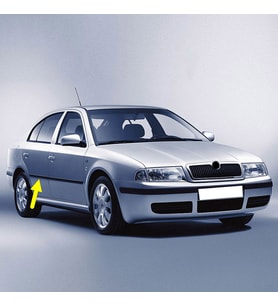 Skoda Octavia A4 2001-2009 Sağ Arka Kapı Çıtası Bandı 1U4853754C