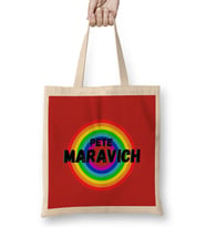 Pete Maravich- Basketball gifts Vintage Retro Rainbow Quotes For BOYS AND Dad Bez Çanta Uzun Saplı