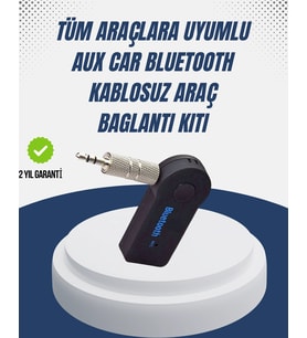 Bluetooth Destekli Aux Müzik Ve Konuşma Cihazı