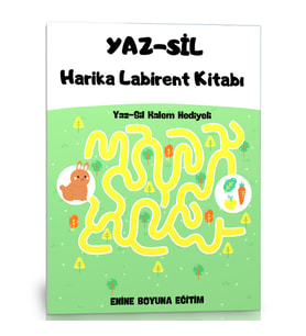 Okul Öncesi YAZ-SİL Harika Labirent Kitabı