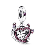 Nur Silver Küçük Şeytan Kalp Gümüş Charm NUR-CM00380