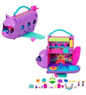 Polly Pocket Minik Kedi Hava Yolları Oyun Seti HWP19