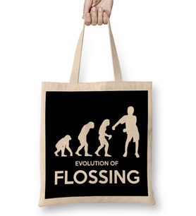 Evolution Of Flossing Bez Çanta Uzun Saplı