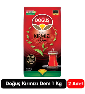 Doğuş Kırmızı Dem Çay 1 Kg 2 Paket