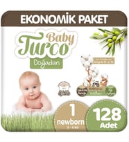 Baby Turco Doğadan 1 Beden Ekonomik 64x2 128 Adet
