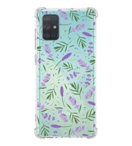 PrintiFy Samsung Galaxy A71 Uyumlu Water Color 3 Baskılı Şeffaf Köşe Korumalı Antişok Kılıf