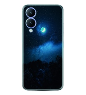 Vivo Y17S Kılıf Silikon Desen Özel Seri Gece 1633
