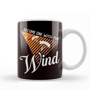 Retro Paragliding Wind Paragllider Skydiver Parachutist Fly Kupa Bardak Porselen