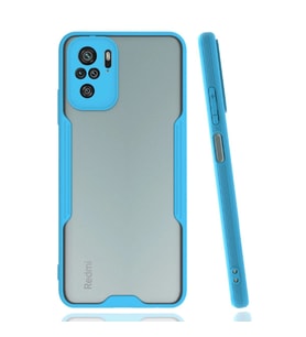Xiaomi Redmi Note 10 Kılıf Platin Silikon - Mavi